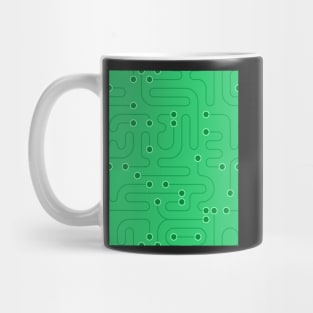 Green Circuitry Mug